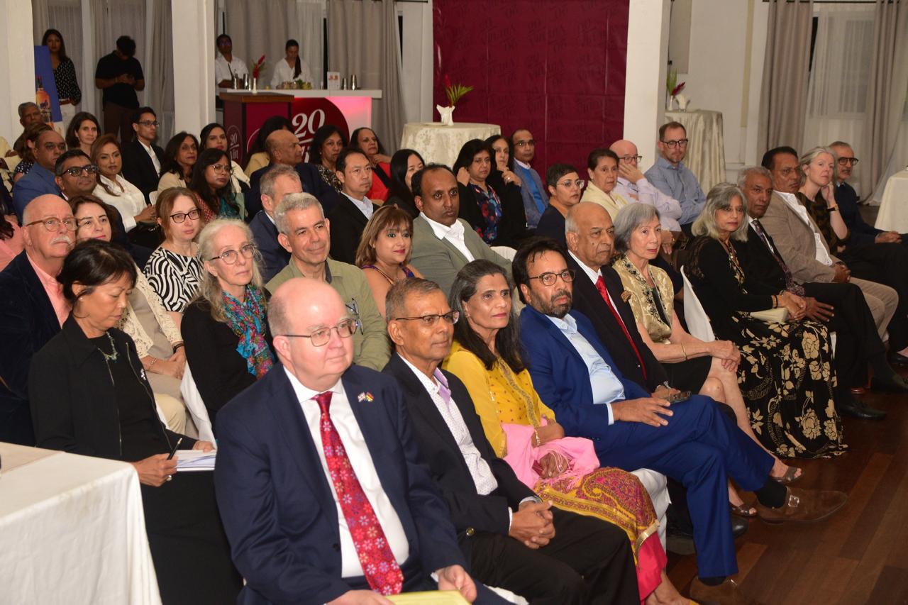 Audience attending the 'Voices in Stone' book launch event